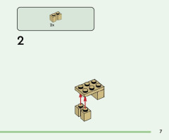 LEGO 21251 instructions page 7 – build guide