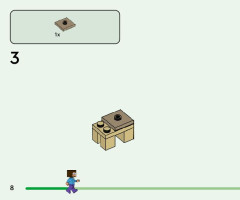 LEGO 21251 instructions page 8 – build guide