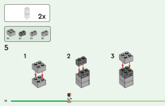 LEGO 21252 instructions page 12 – build guide