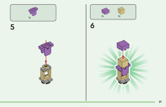 LEGO 21252 instructions page 21 – build guide