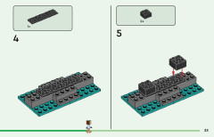 LEGO 21252 instructions page 33 – build guide