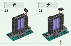LEGO 21252 instructions page 43 – build guide