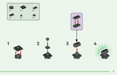 LEGO 21252 instructions page 7 – build guide