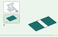 LEGO 21252 instructions page 9 – build guide