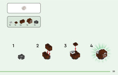 LEGO 21253 instructions page 23 – build guide