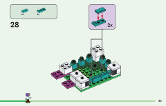 LEGO 21253 instructions page 33 – build guide