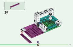 LEGO 21253 instructions page 43 – build guide