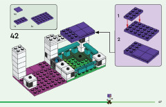 LEGO 21253 instructions page 47 – build guide