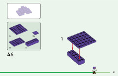 LEGO 21253 instructions page 51 – build guide