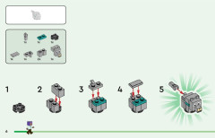 LEGO 21253 instructions page 6 – build guide
