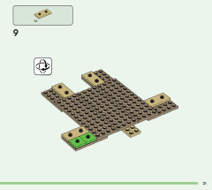 LEGO 21254 instructions page 21 – build guide