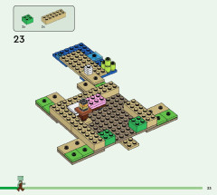 LEGO 21254 instructions page 33 – build guide