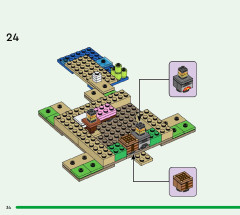 LEGO 21254 instructions page 34 – build guide