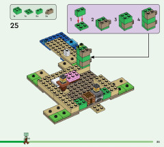 LEGO 21254 instructions page 35 – build guide