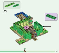 LEGO 21254 instructions page 43 – build guide