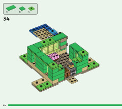 LEGO 21254 instructions page 44 – build guide