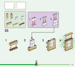 LEGO 21254 instructions page 45 – build guide