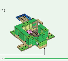 LEGO 21254 instructions page 52 – build guide