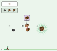 LEGO 21254 instructions page 6 – build guide