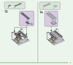 LEGO 21255 instructions page 11 – build guide