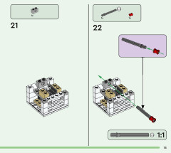 LEGO 21255 instructions page 15 – build guide