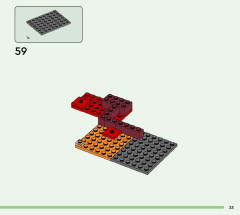 LEGO 21255 instructions page 33 – build guide