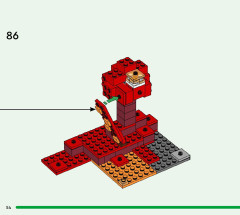 LEGO 21255 instructions page 54 – build guide