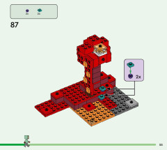 LEGO 21255 instructions page 55 – build guide