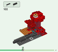 LEGO 21255 instructions page 67 – build guide