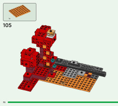 LEGO 21255 instructions page 70 – build guide