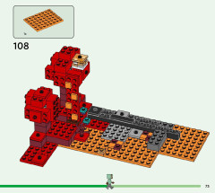 LEGO 21255 instructions page 73 – build guide
