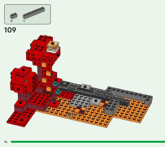 LEGO 21255 instructions page 74 – build guide