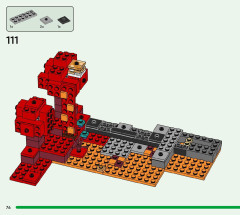 LEGO 21255 instructions page 76 – build guide