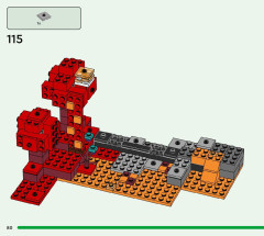 LEGO 21255 instructions page 80 – build guide