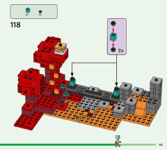 LEGO 21255 instructions page 83 – build guide