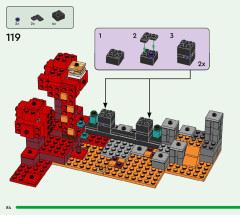 LEGO 21255 instructions page 84 – build guide