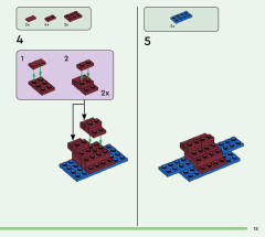 LEGO 21256 instructions page 15 – build guide