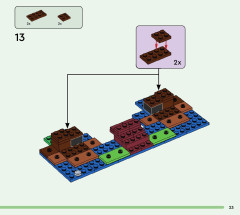 LEGO 21256 instructions page 23 – build guide