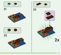 LEGO 21256 instructions page 31 – build guide