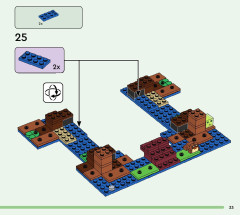 LEGO 21256 instructions page 33 – build guide