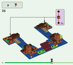 LEGO 21256 instructions page 34 – build guide