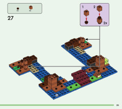 LEGO 21256 instructions page 35 – build guide