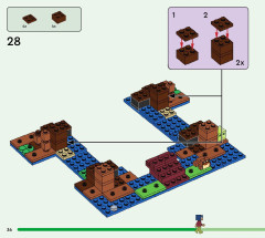 LEGO 21256 instructions page 36 – build guide