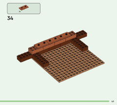 LEGO 21256 instructions page 43 – build guide