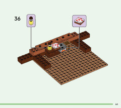 LEGO 21256 instructions page 45 – build guide