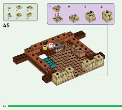 LEGO 21256 instructions page 54 – build guide