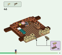 LEGO 21256 instructions page 55 – build guide