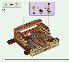 LEGO 21256 instructions page 62 – build guide