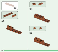 LEGO 21256 instructions page 64 – build guide
