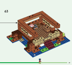 LEGO 21256 instructions page 69 – build guide